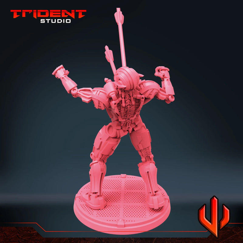 Ultron Drone Multiverse - Sculpt F Marvel MCP-compatible 40mm resin proxy miniature by Trident Miniatures - product image 3