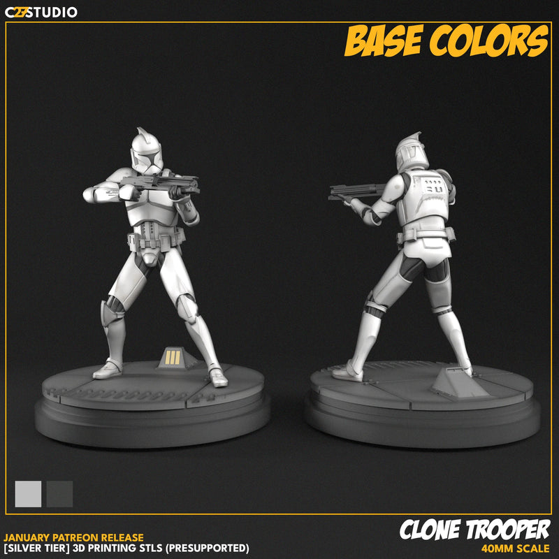 Clone Troopers Star Wars Shatterpoint-compatible resin miniature by C27 Studios - product image 3