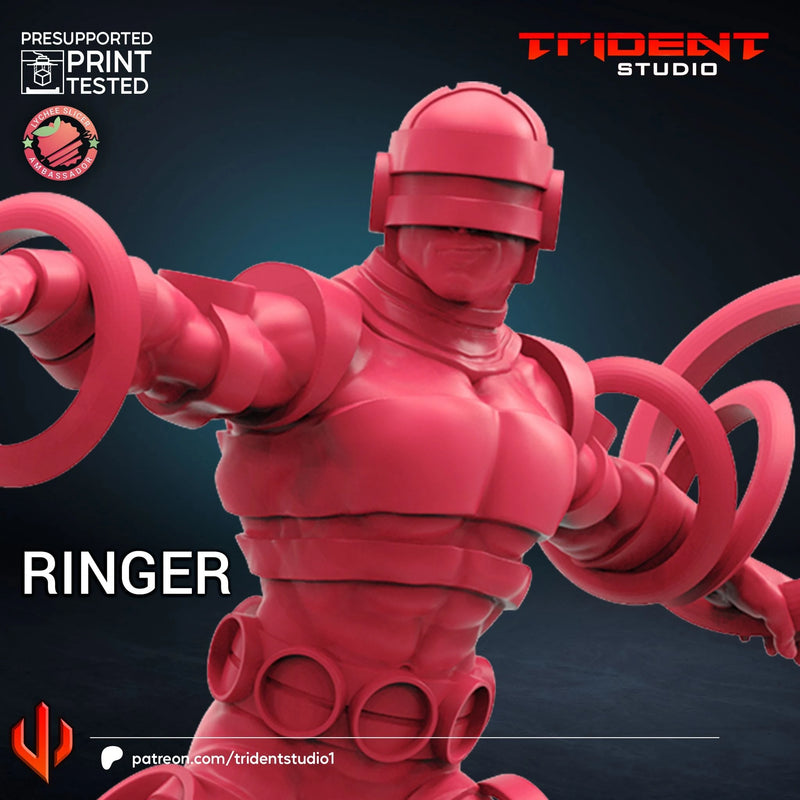 Ringer Marvel MCP-compatible 40mm resin proxy miniature by Trident Miniatures - product image 3