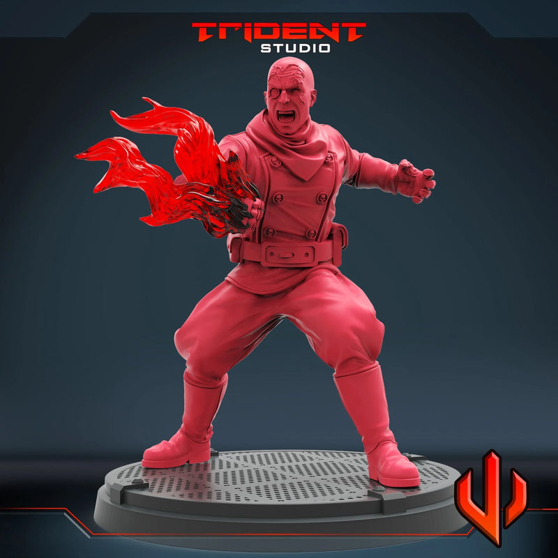 Baron Strucker - Sculpt A Marvel MCP-compatible 40mm resin proxy miniature by Trident Miniatures - product image 3