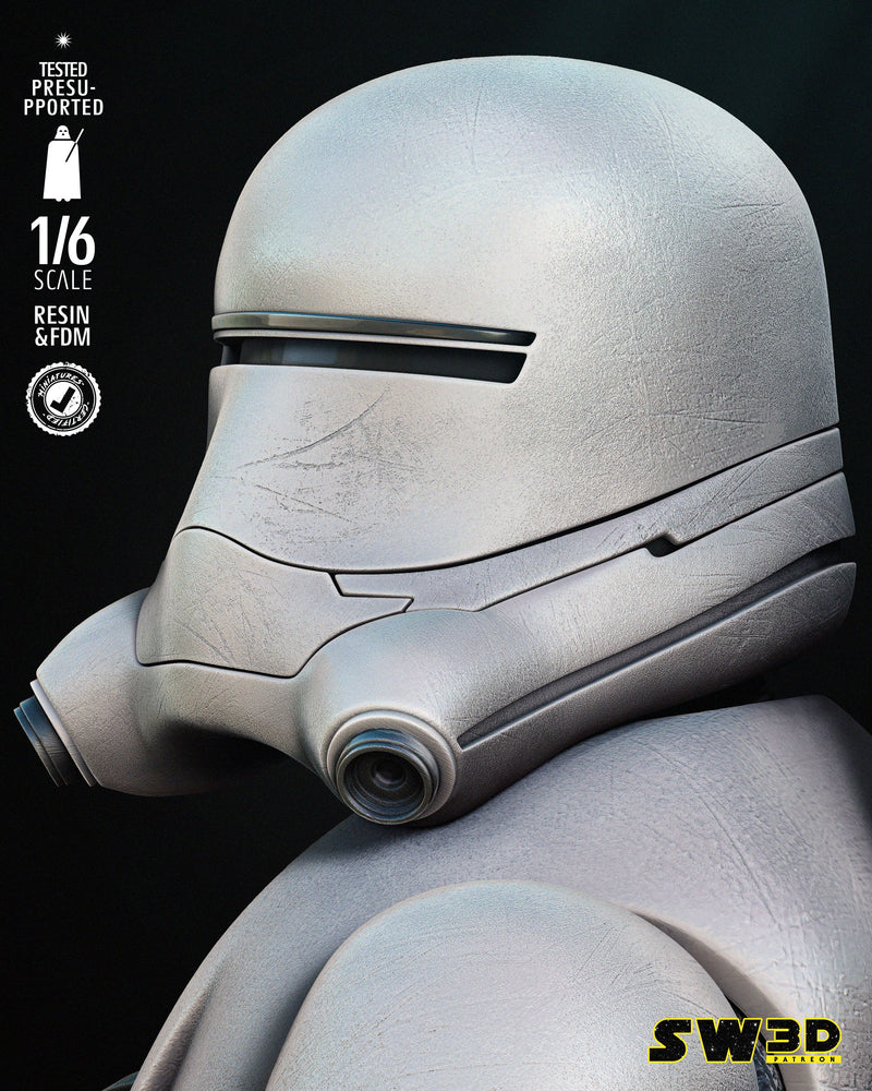Flame Trooper Sculpture