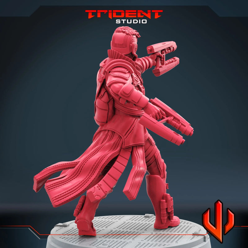 Starlord - Sculpt C Marvel MCP-compatible 40mm resin proxy miniature by Trident Miniatures - product image 3