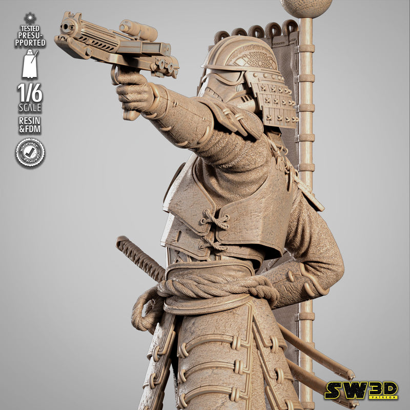 Stormtrooper Samurai Sculpture