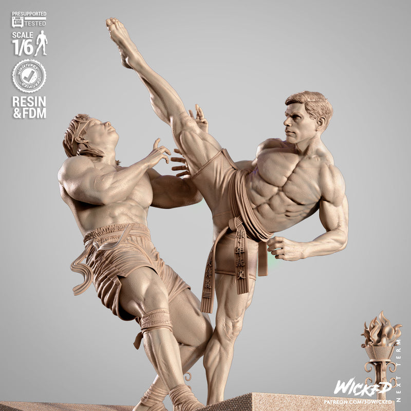 Bloodsport Diorama resin diorama kit view 3