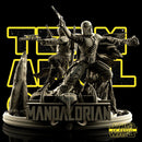 Diorama Base- Mandalorian and Boba Fett Star Wars 3D Models
