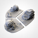 Statues 3D printed terrain view 3