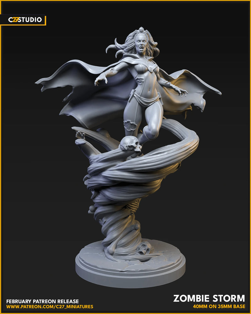 Zombie Storm Marvel MCP-compatible resin miniature by C27 Studios - product image 3