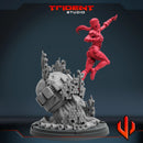 Jean Grey Marvel MCP-compatible 40mm resin proxy miniature by Trident Miniatures - product image 3