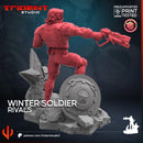 Winter Soldier Rivals Marvel MCP-compatible 40mm resin proxy miniature by Trident Miniatures - product image 3