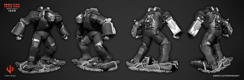 Iron Man MK38 Igor Marvel resin statue by Trident Miniatures - product image 3