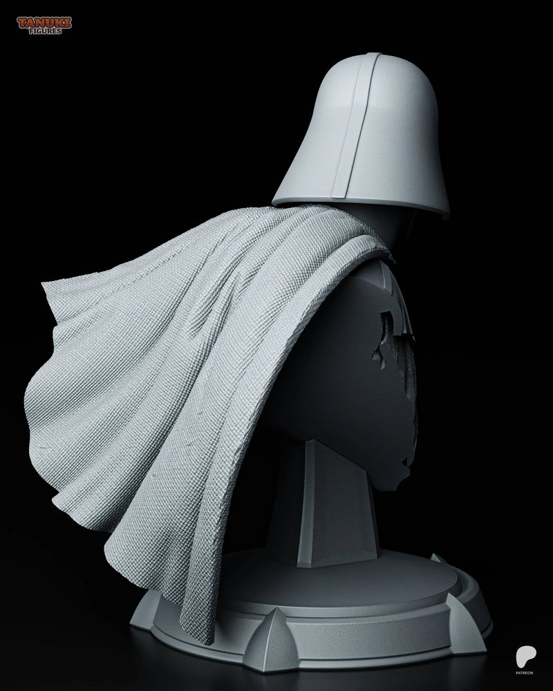 Darth Vader Resin Statue & Bust - Bust view 3