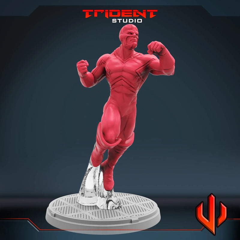 Captain Britain Marvel MCP-compatible 40mm resin proxy miniature by Trident Miniatures - product image 3