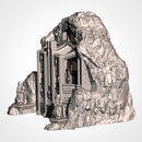 The Isolated Mountain 3D printed terrain view 3