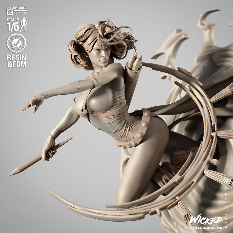 Blink (Joe Madureira) Sculpture resin statue kit view 3