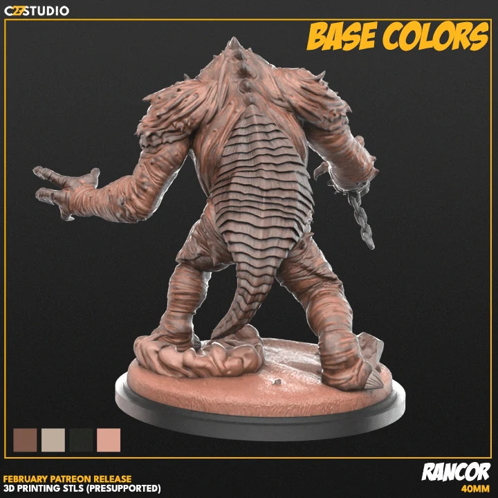 Rancor Star Wars Shatterpoint-compatible resin miniature by C27 Studios - product image 3