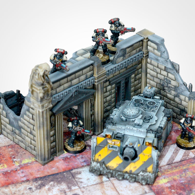 The Last Temples 3D printed terrain view 3