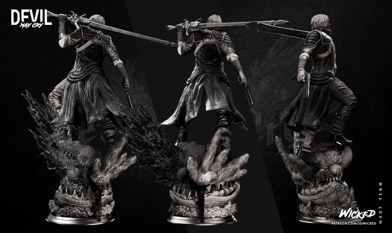 Dante Sculpture resin statue kit view 3