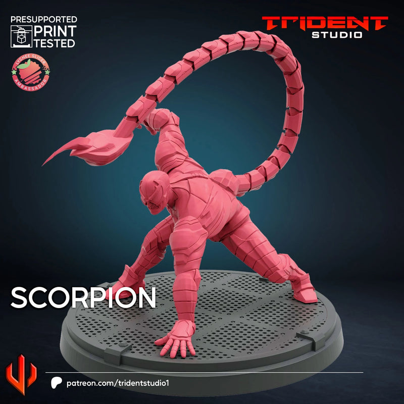 Scorpion Marvel MCP-compatible 40mm resin proxy miniature by Trident Miniatures - product image 3