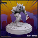 Zombie Wolverine Marvel MCP-compatible resin miniature by C27 Studios - product image 3
