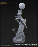 Captain America (Silver Age) Marvel MCP-compatible resin miniature by C27 Studios - product image 3