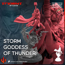 Storm Goddess Of Thunder Rivals Marvel MCP-compatible 40mm resin proxy miniature by Trident Miniatures - product image 3