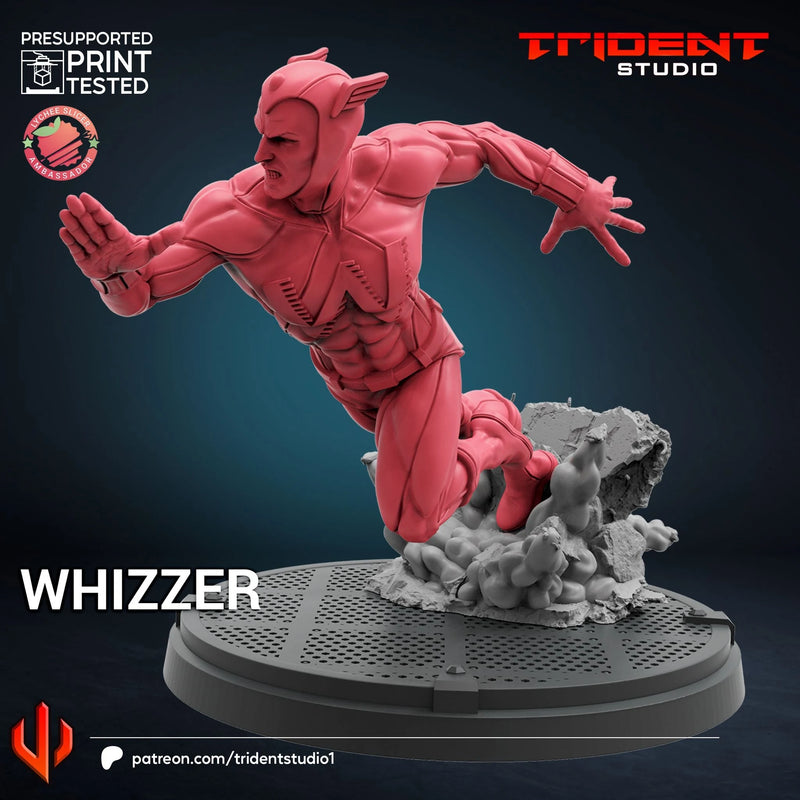 Whizzer Marvel MCP-compatible 40mm resin proxy miniature by Trident Miniatures - product image 3