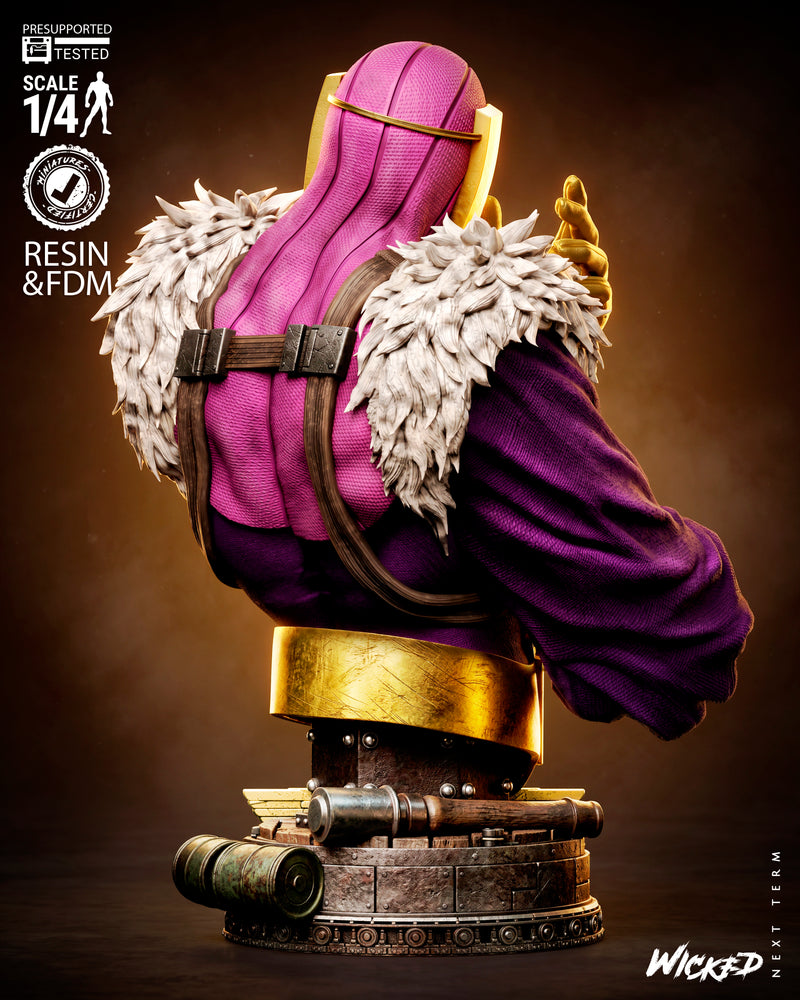 Baron Portrait Bust resin bust kit view 3