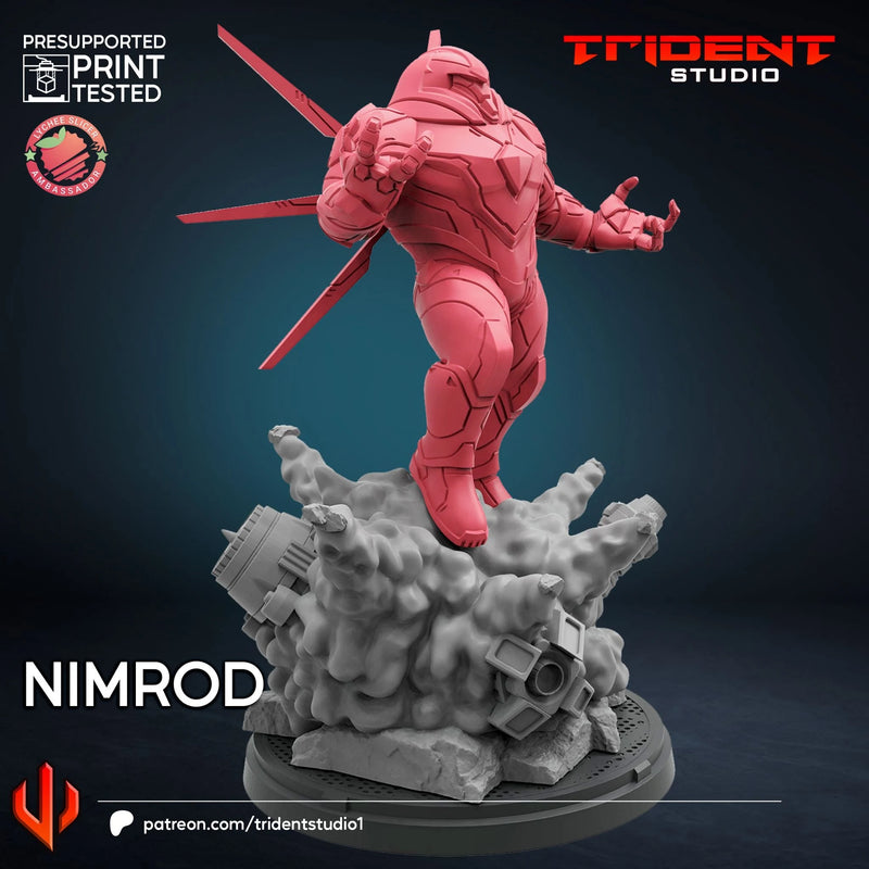 Nimrod Marvel MCP-compatible 40mm resin proxy miniature by Trident Miniatures - product image 3