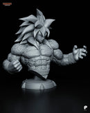 Goku SSJ4 Resin Statue & Bust - Bust view 3