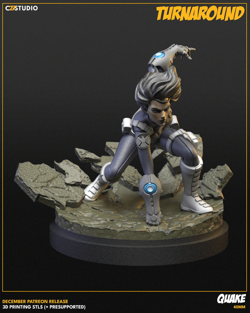 Quake Marvel MCP-compatible resin miniature by C27 Studios - product image 3