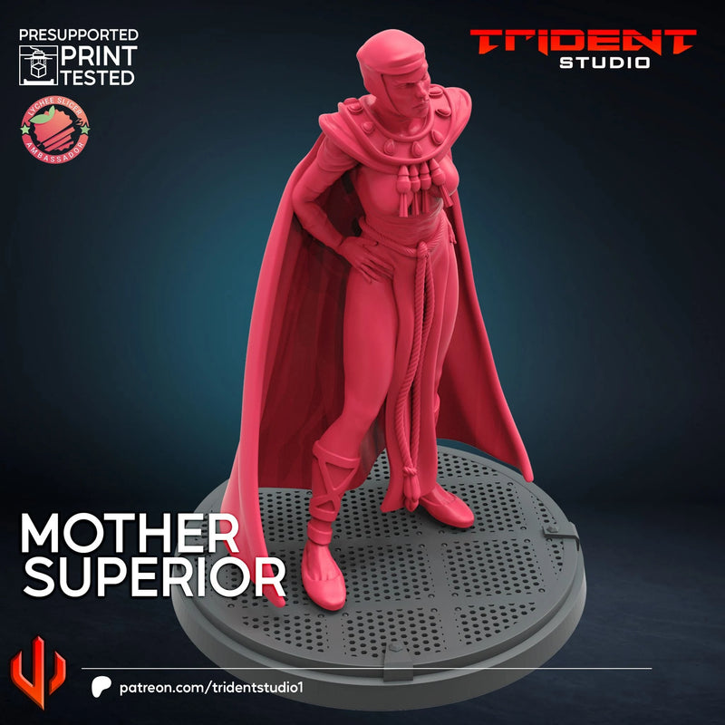 Mother Superior Marvel MCP-compatible 40mm resin proxy miniature by Trident Miniatures - product image 3