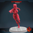 Black Panther Shuri - Sculpt B Marvel MCP-compatible 40mm resin proxy miniature by Trident Miniatures - product image 3