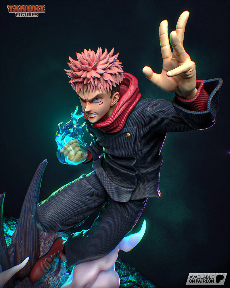 Itadori/Sukuna Resin Statue & Bust - Full Size view 3