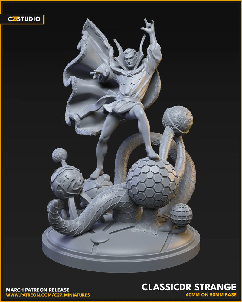 Dr. Strange (Classic) Marvel MCP-compatible resin miniature by C27 Studios - product image 3