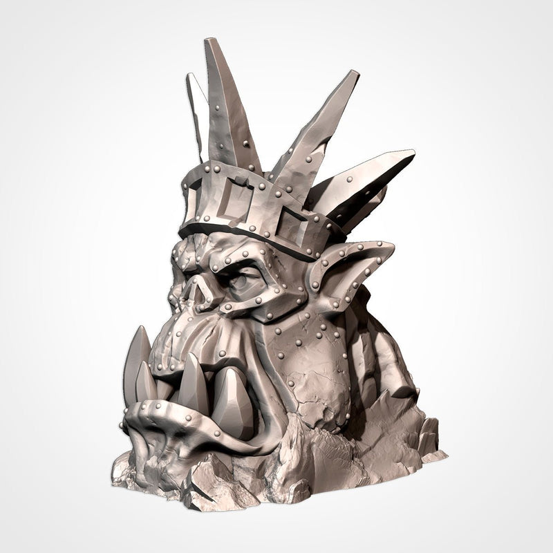 Orcish Monuments 3D printed terrain view 3
