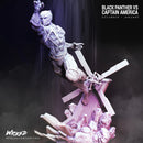 Black Panther Sculpture resin statue kit view 3