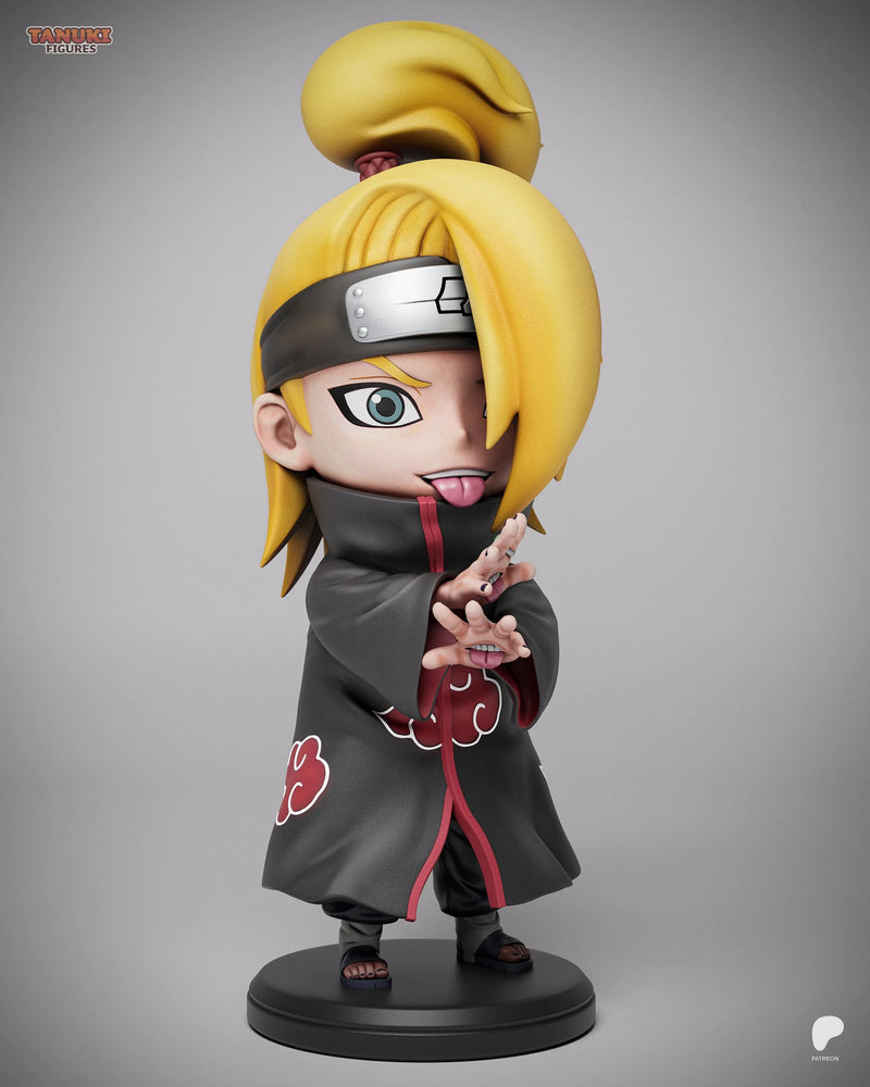 Deidara Chibi Resin Figure - Chibi view 3