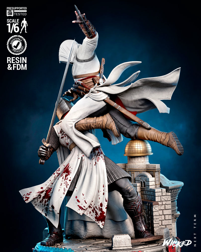 Assassin’s Creed 1 Diorama resin diorama kit view 3