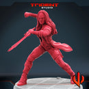 Gamora - Sculpt A Marvel MCP-compatible 40mm resin proxy miniature by Trident Miniatures - product image 3