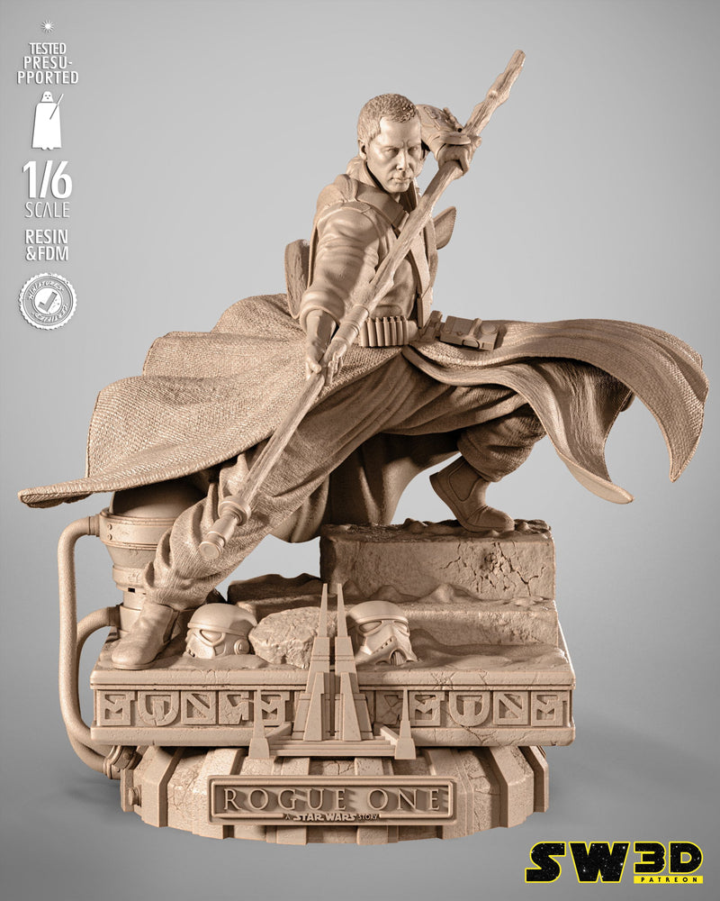 SW3D November 2025 Term Chirrut Imwe Sculpture