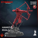 Hawkeye Rivals Marvel MCP-compatible 40mm resin proxy miniature by Trident Miniatures - product image 3