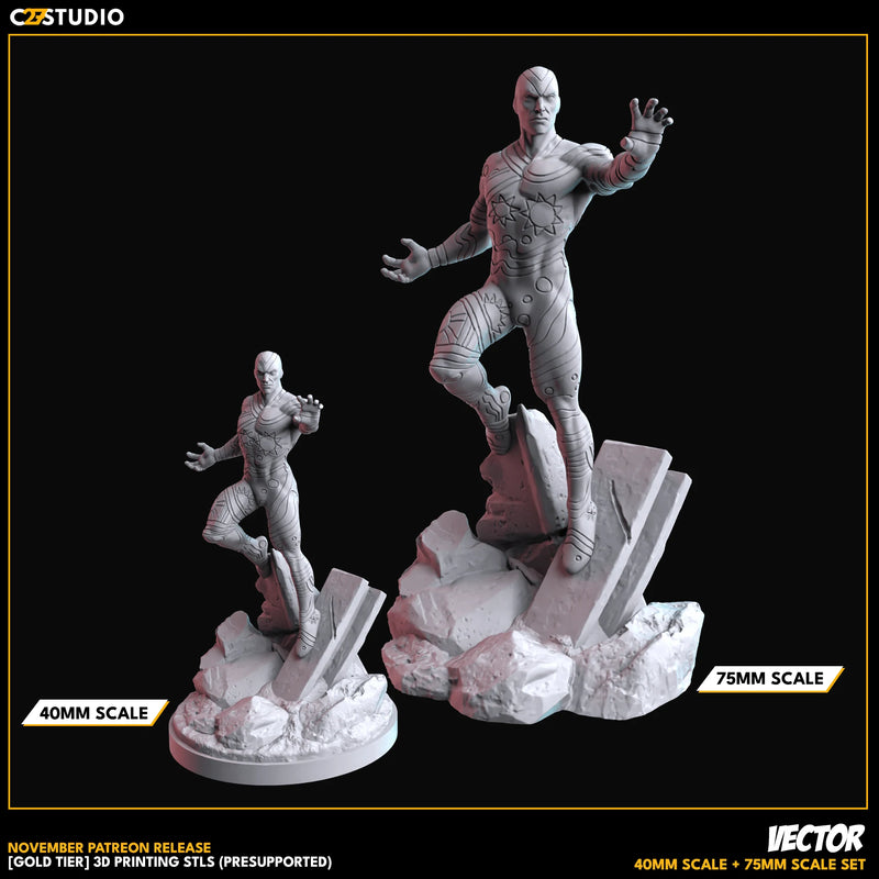 Vector Marvel MCP-compatible resin miniature by C27 Studios - product image 3