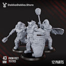 Vulture Ogres x3 - DakkaDakka Resin Miniature Squad - image 3