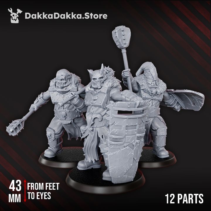 Vulture Ogres x3 - DakkaDakka Resin Miniature Squad - image 3