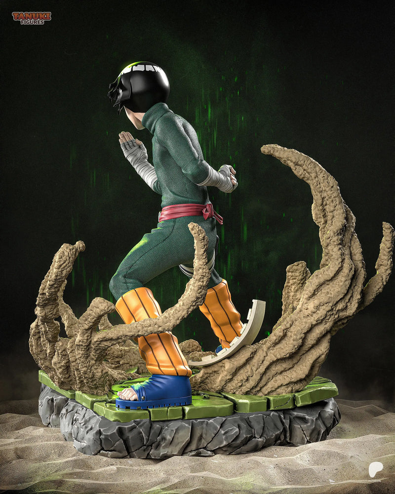 Rock Lee Resin Statue & Bust - Full Size view 3
