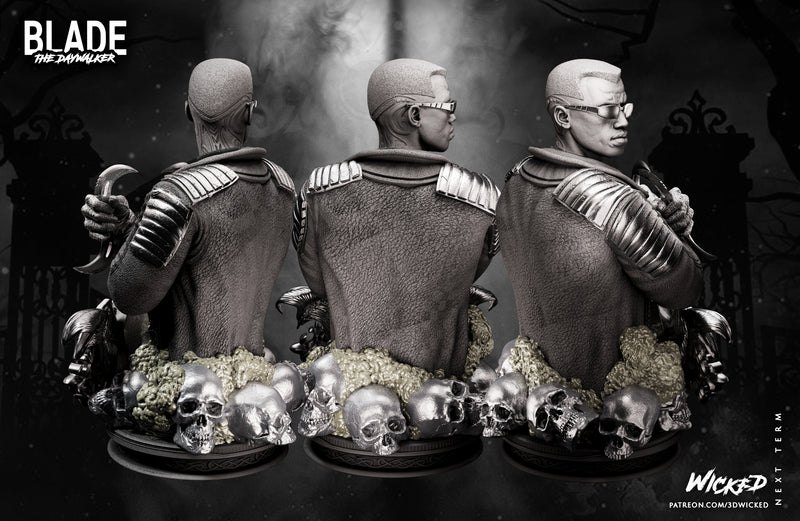 Blade Bust resin bust kit view 3