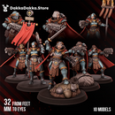 Legio Artemis Bellatrix Squad (x10) - DakkaDakka Resin Miniature Squad - image 3