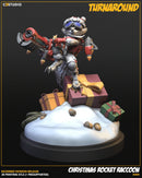 Rocket Raccoon Christmas Marvel MCP-compatible resin miniature by C27 Studios - product image 3