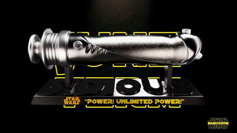Darth Sidious Lightsaber Sculpture