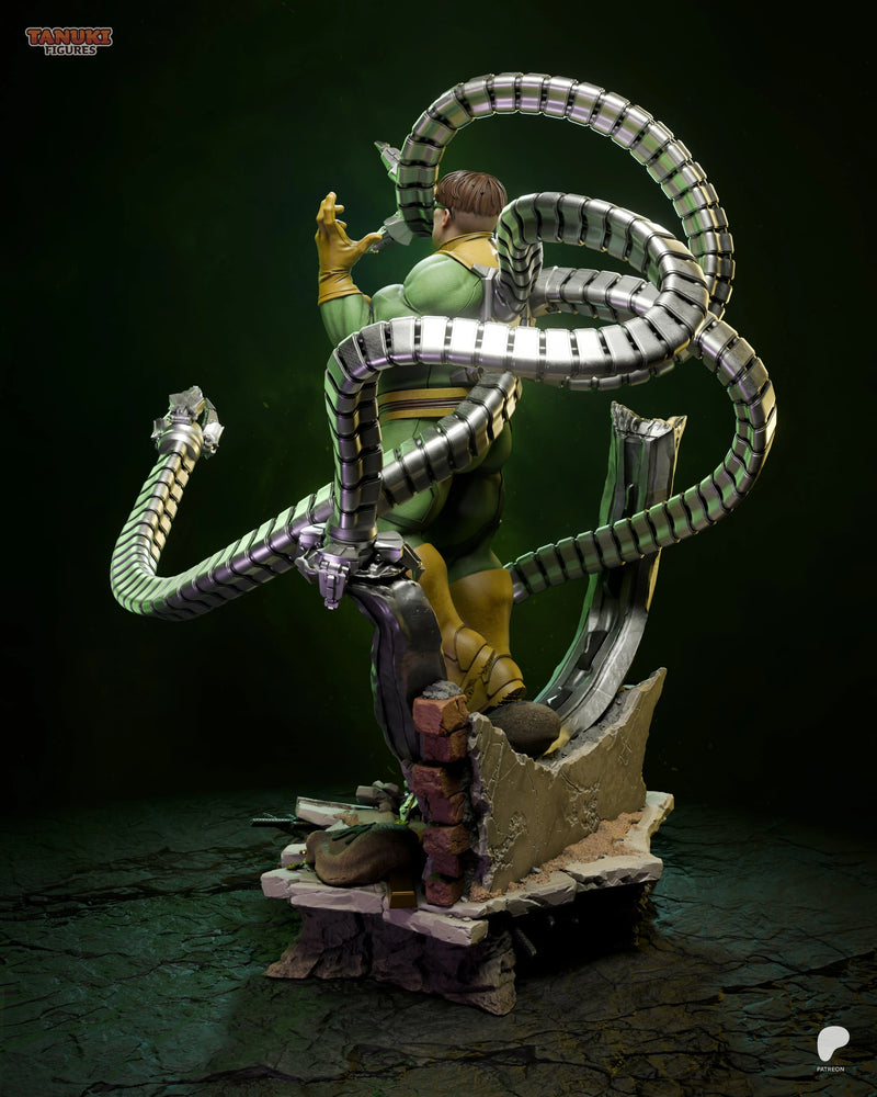 Dr. Octopus Resin Statue & Bust - Full Size view 3